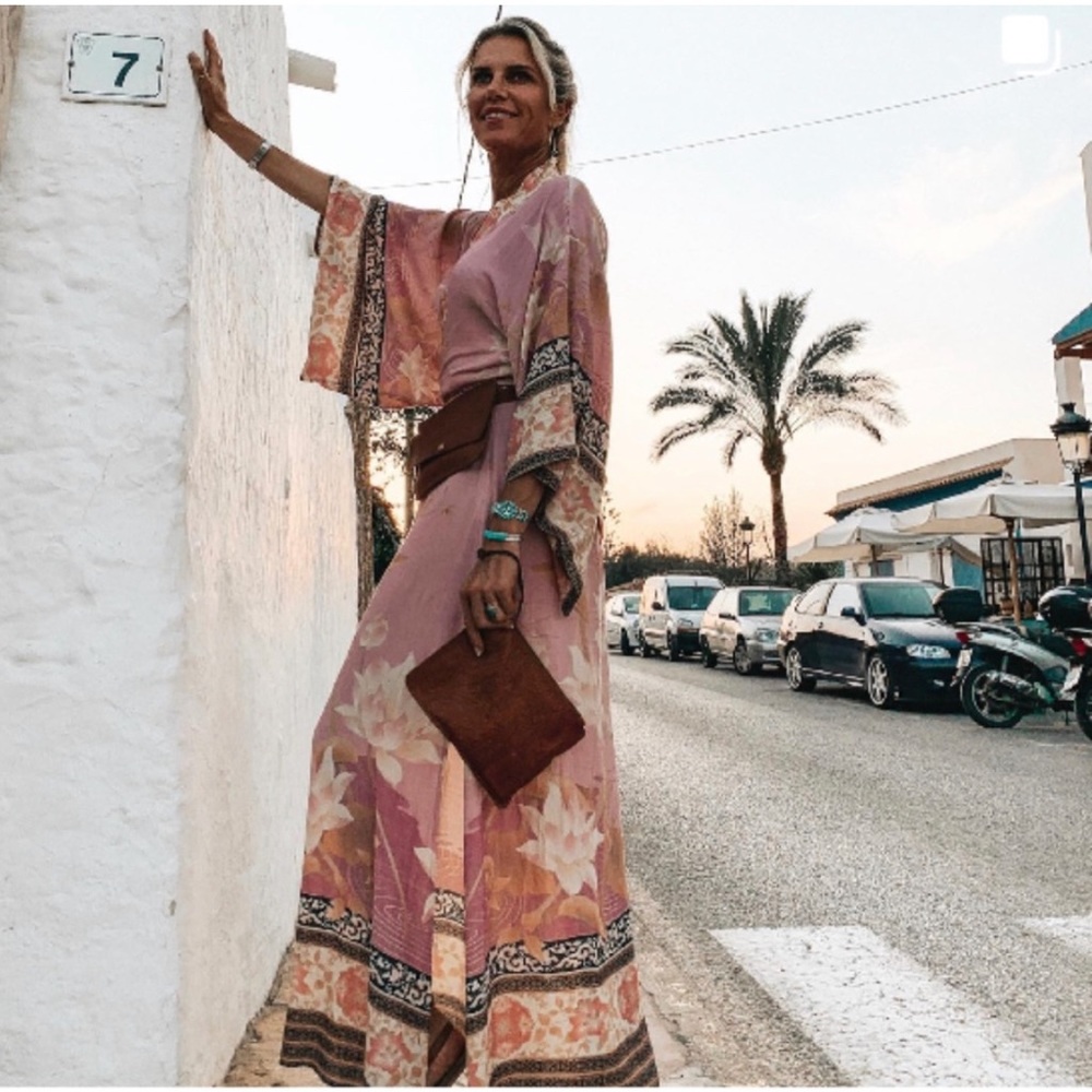 🦩 Spell Cherry Blossom Maxi Skirt Size M